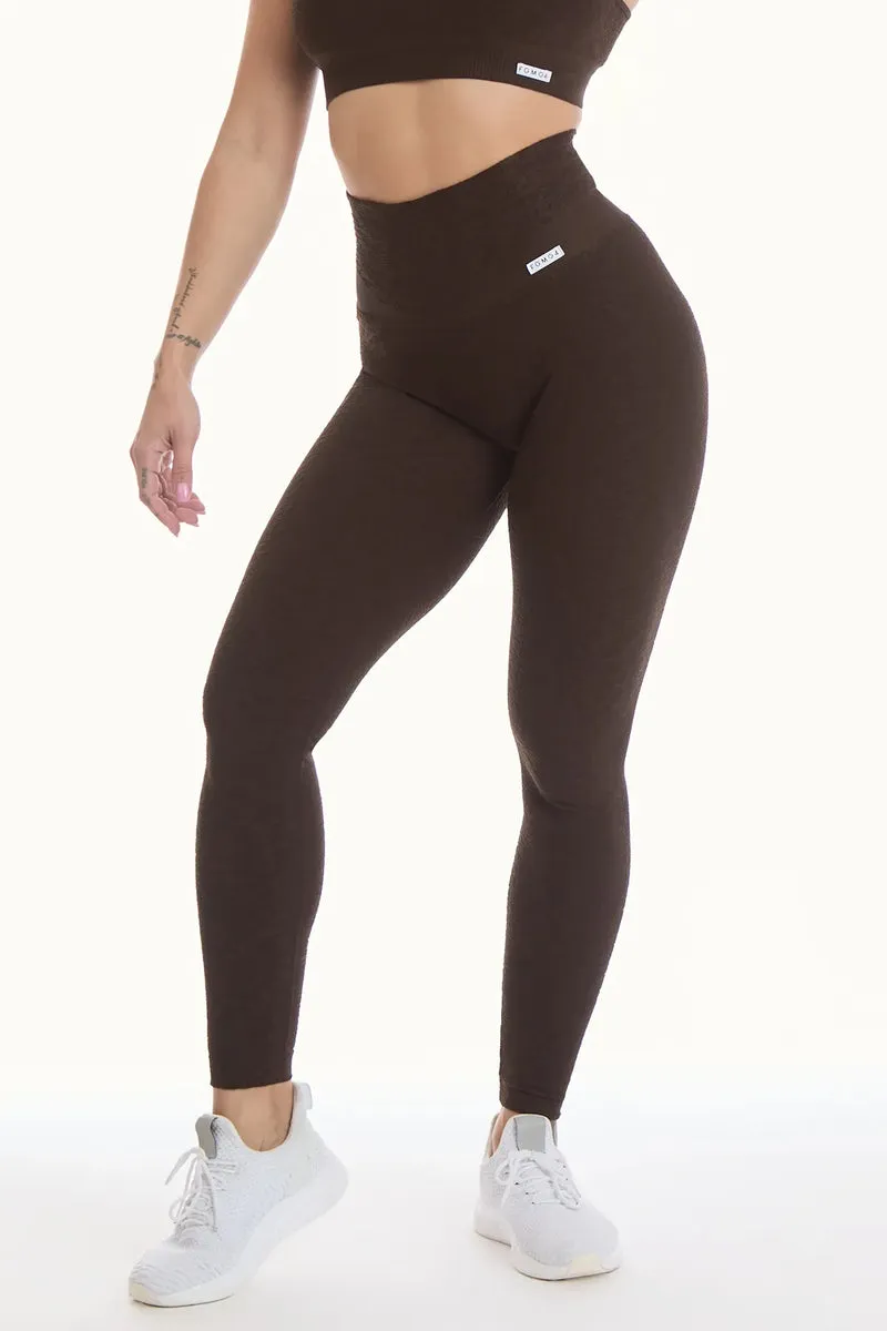 Leggings Push Up Materia Caffè