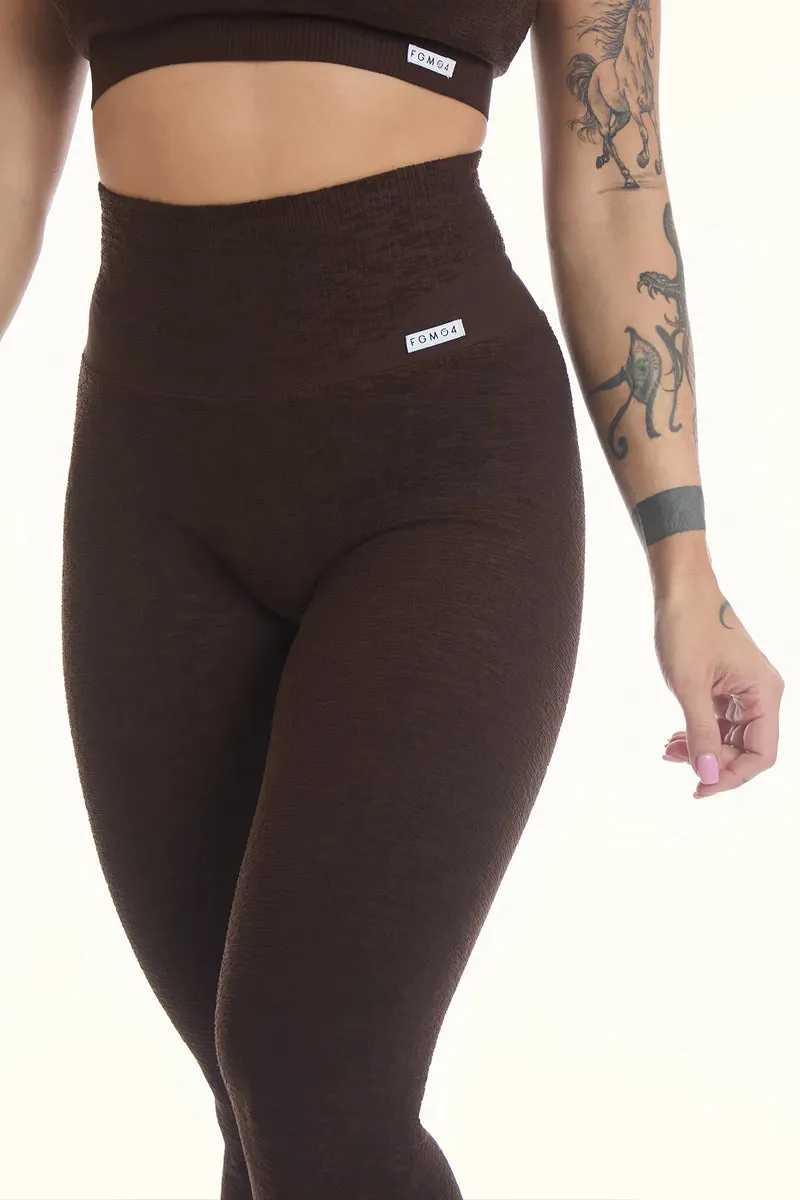 Leggings Push Up Materia Caffè