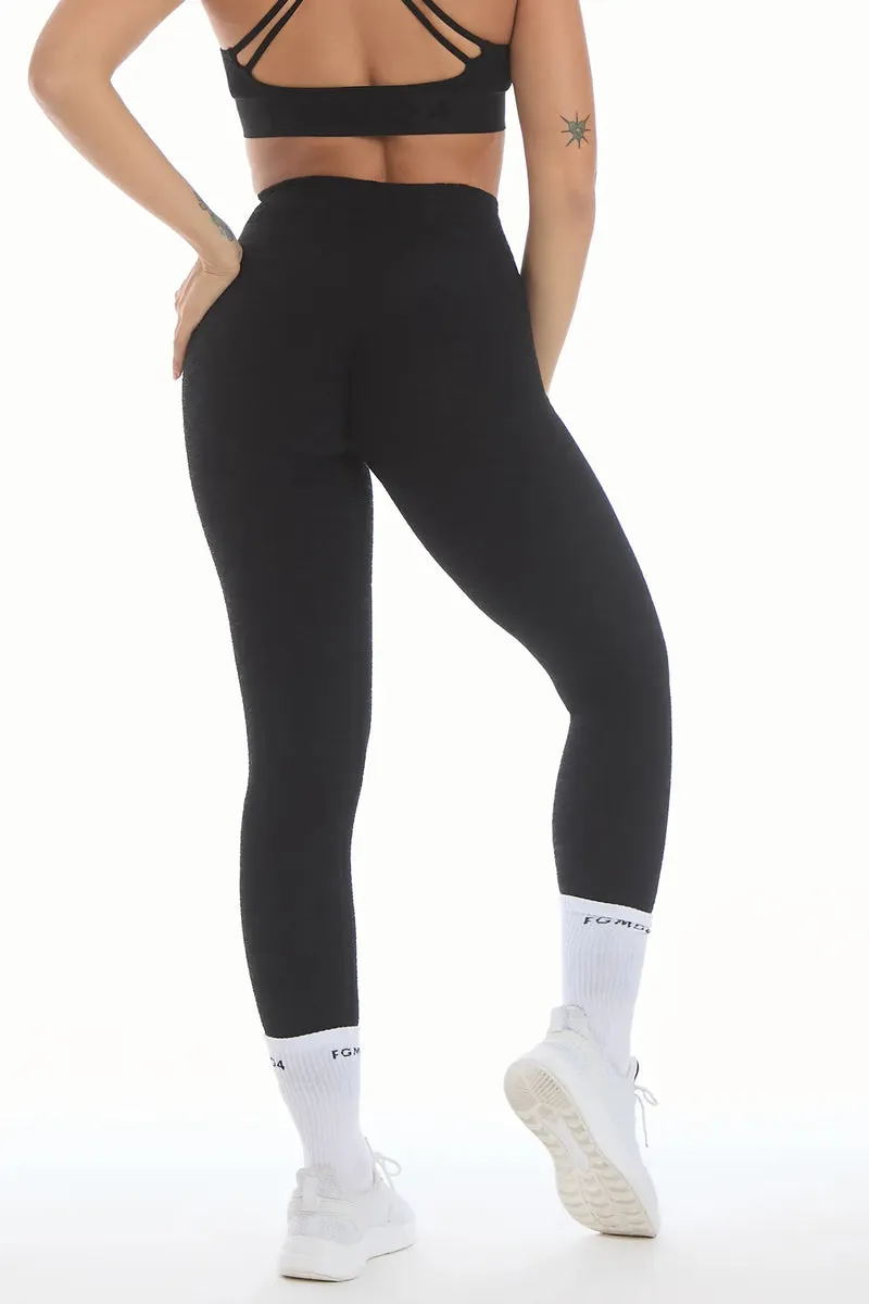 Leggings Push Up Materia Nero