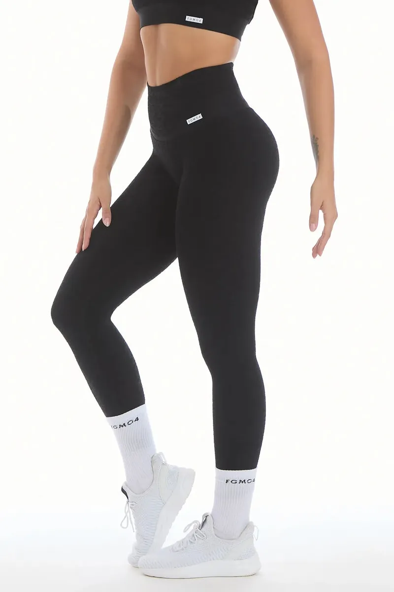 Leggings Push Up Materia Nero