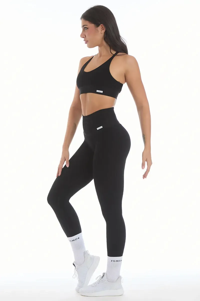 Leggings Push Up Materia Nero