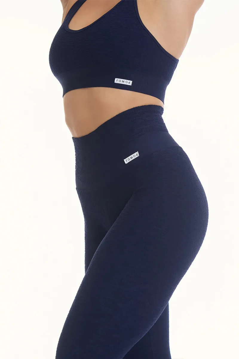 Leggings Push Up Materia Blu Notte