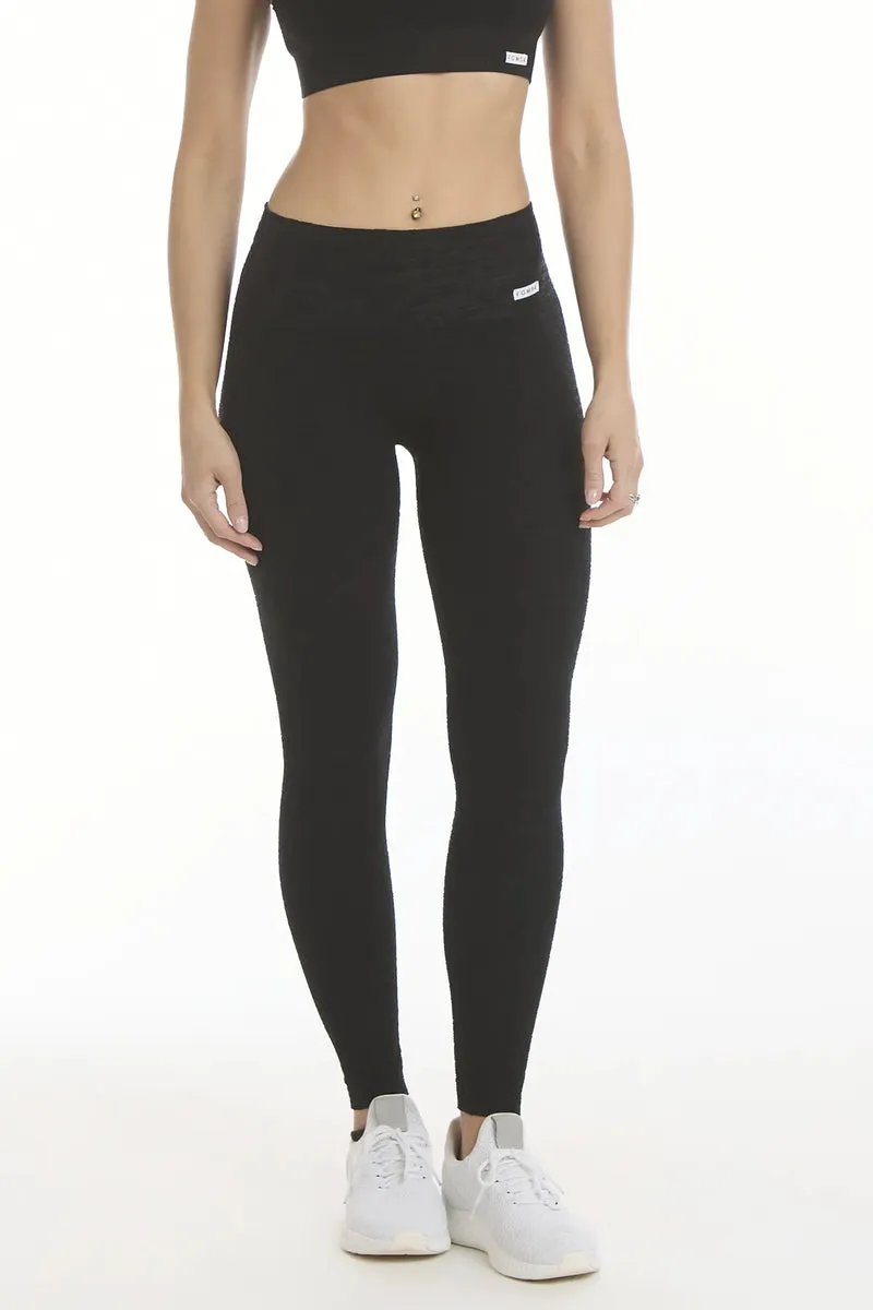 Leggings Basic Materia Nero
