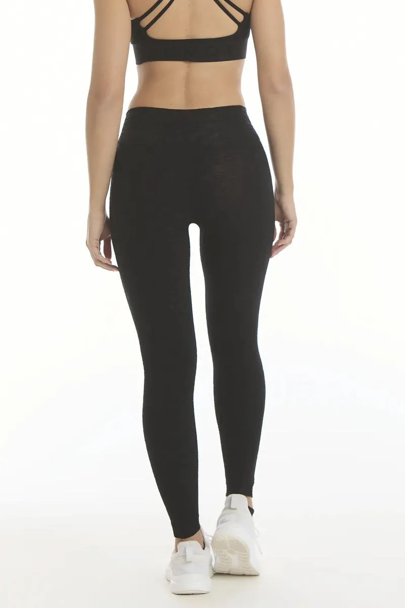 Leggings Basic Materia Nero
