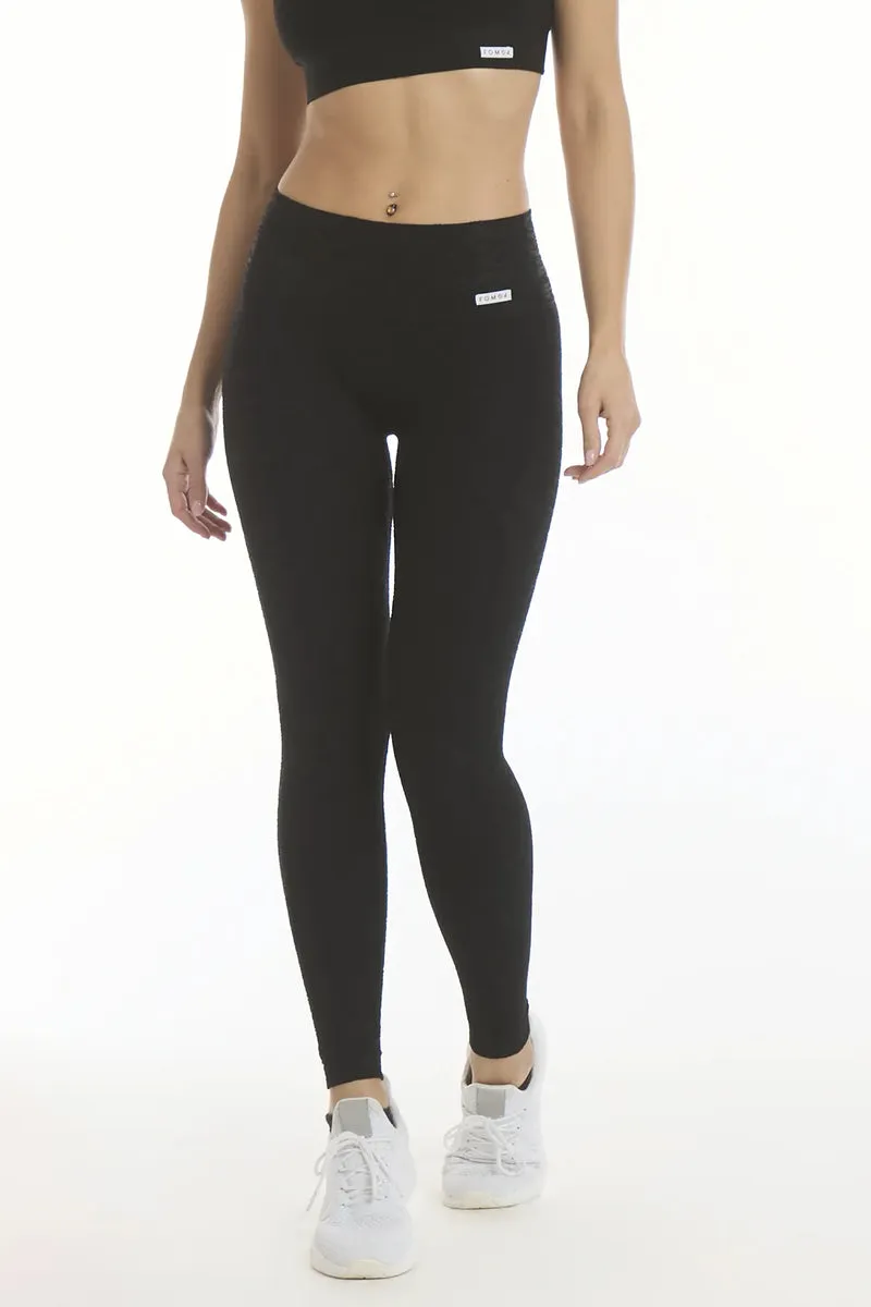 Leggings Basic Materia Nero