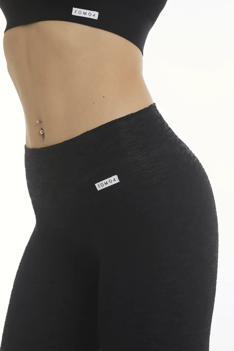 Leggings Basic Materia Nero