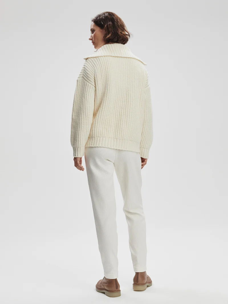 Flora Half Zip Soft Sweater