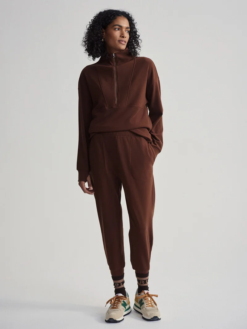 Brushed Rib Slim Cuff Pant 25