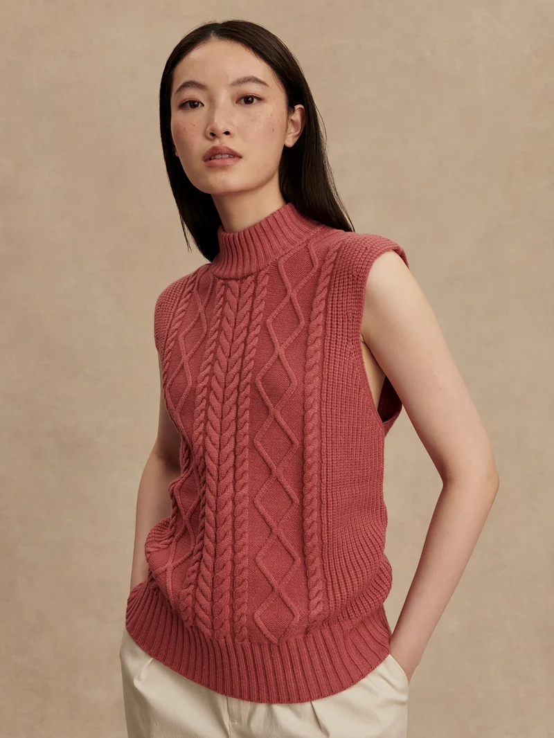 Joilette Roll Neck Vest