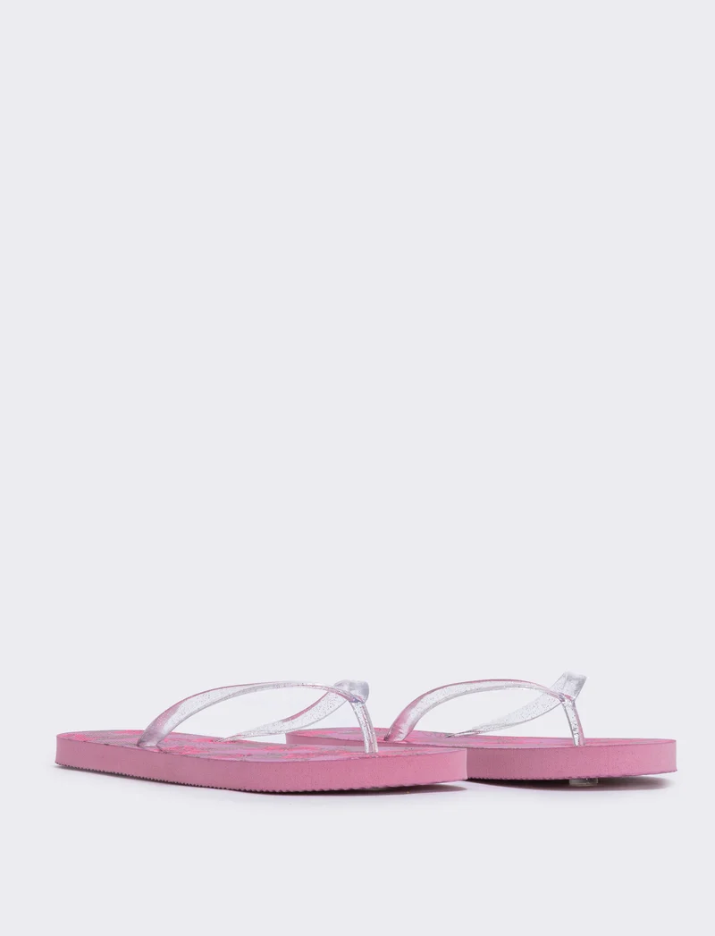 Infradito da in stile shabby - Rosa