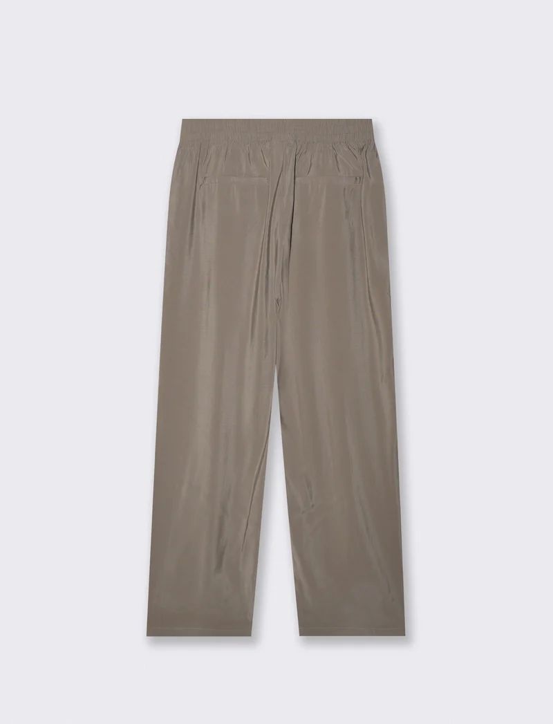 Pantaloni jogger in misto viscosa - Verde salvia