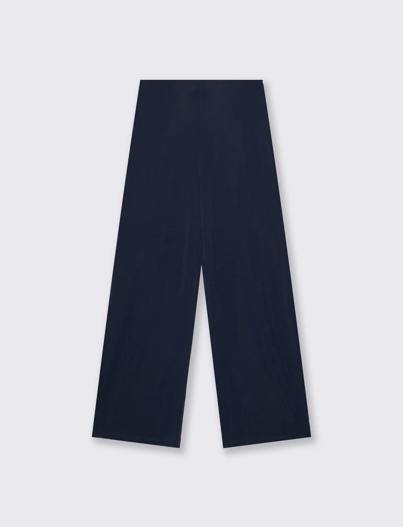 pantalone palazzo donna - Blu