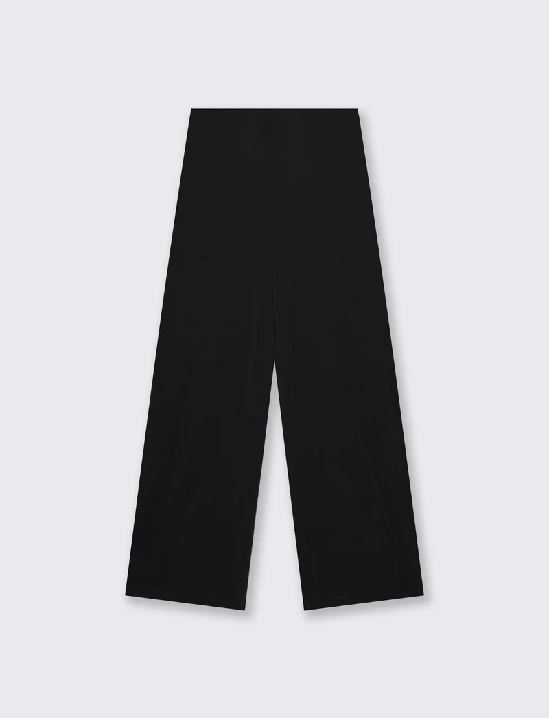 pantalone palazzo donna - Nero