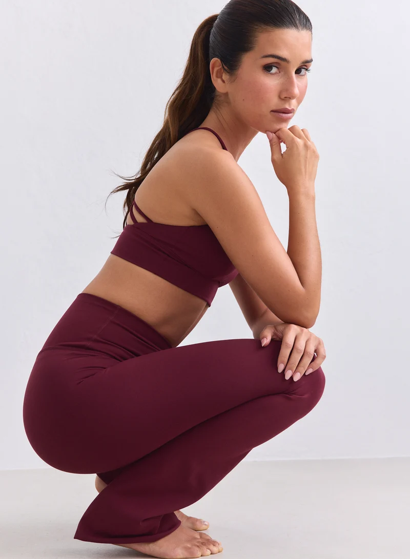 Merlot Sense Flare Tights & Merlot Sense Strap Bra