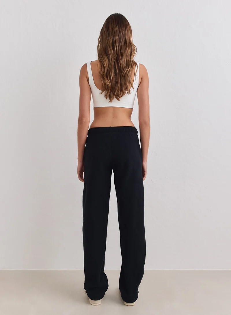 Black Fleece Pants