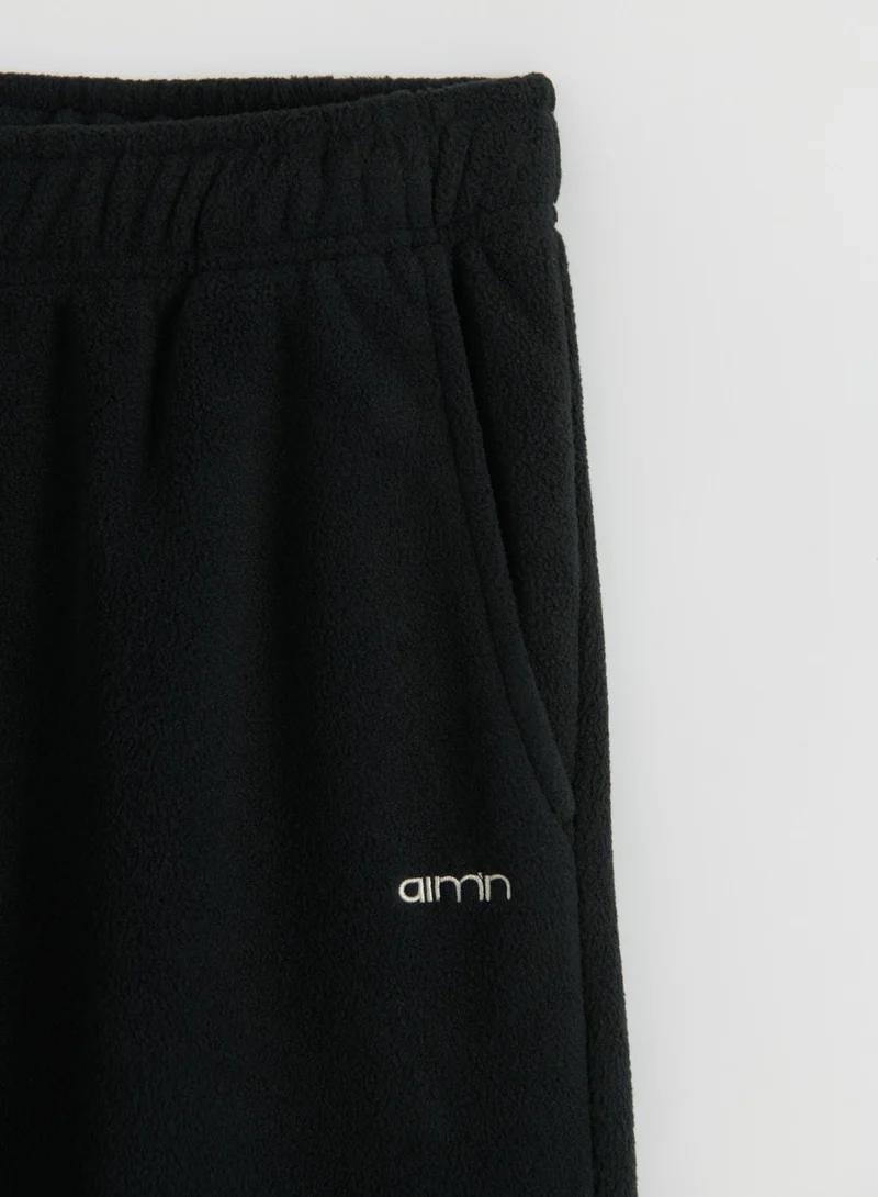 Black Fleece Pants