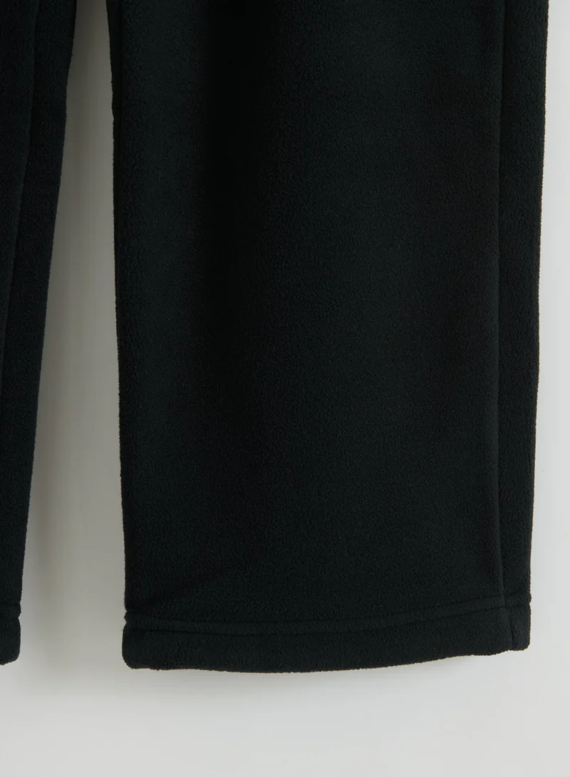 Black Fleece Pants