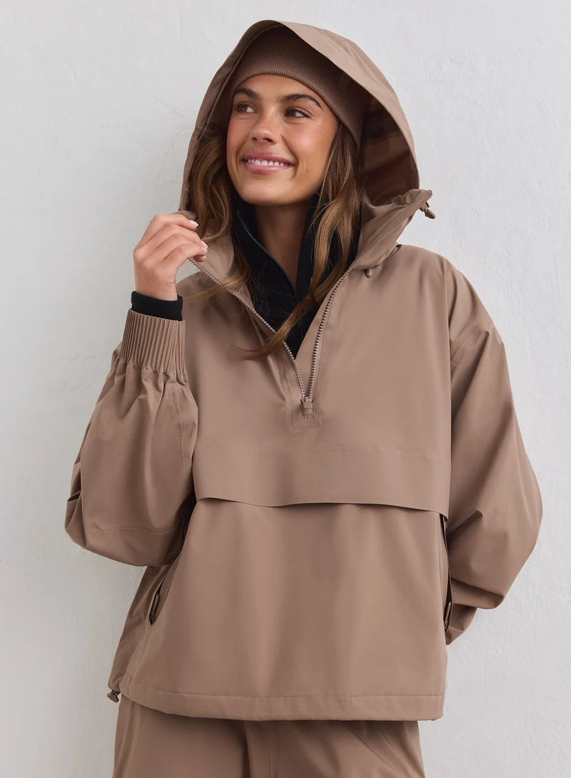 Hazelnut Waterproof Stretch Anorak