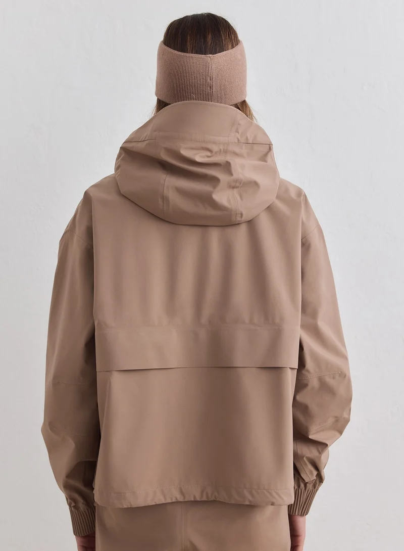 Hazelnut Waterproof Stretch Anorak