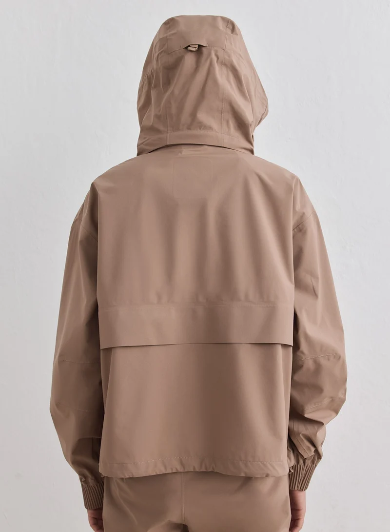 Hazelnut Waterproof Stretch Anorak