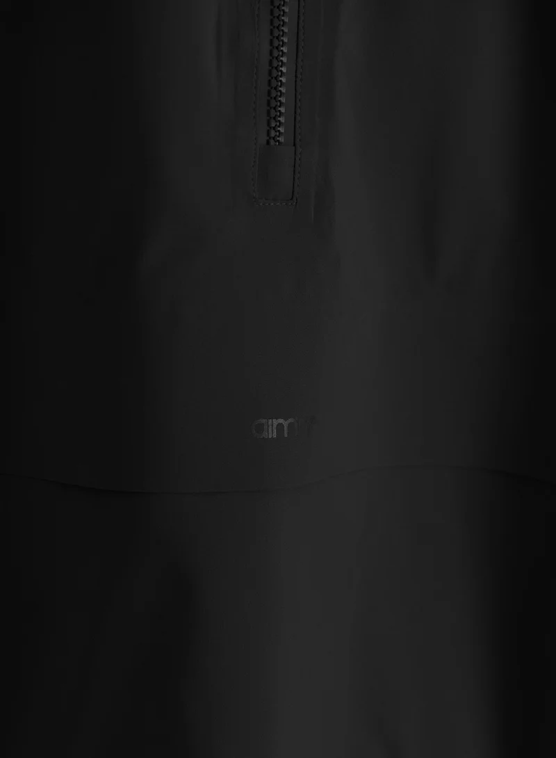 Black Waterproof Stretch Anorak