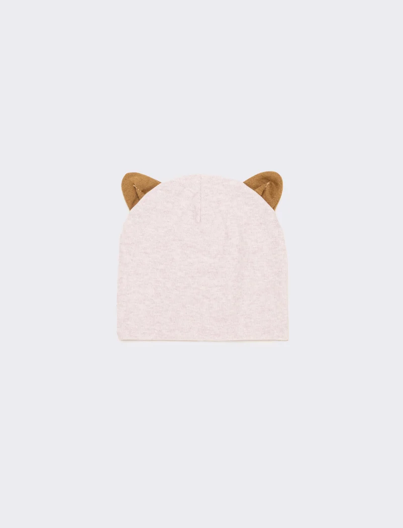 Cuffia gattina con orecchie - Lilla