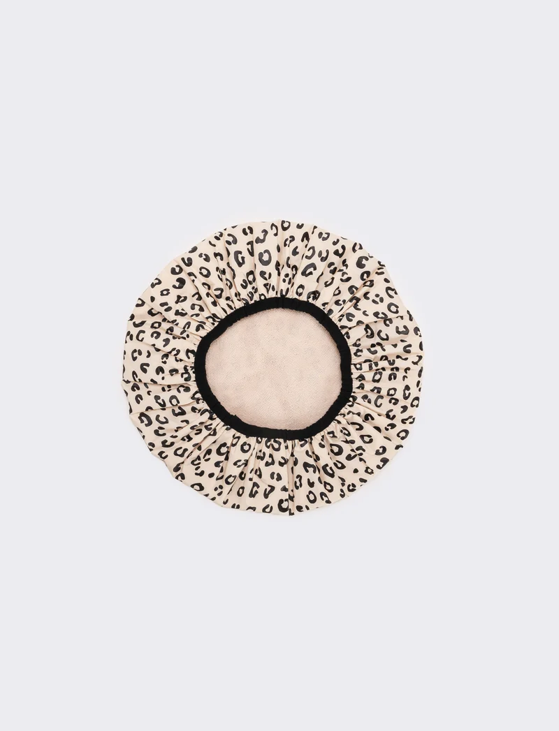 Cuffia doccia leopardata - Leopardato