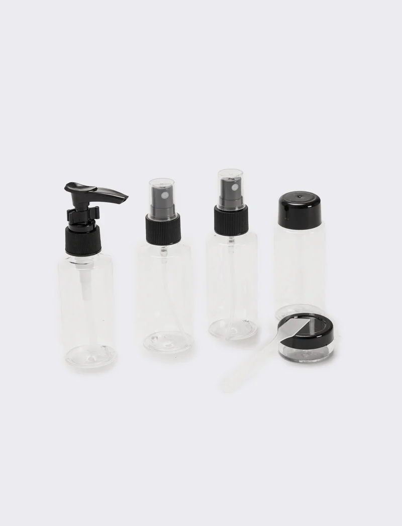 Set dispenser da viaggio - Nero