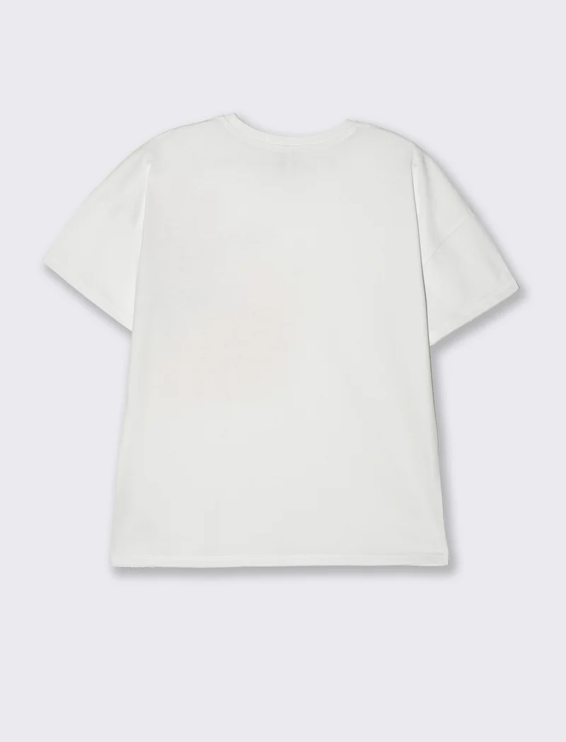 T-shirt con stampa da donna - var 1