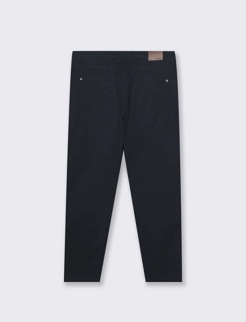 Pantaloni 5 tasche slim fit da uomo - Blu