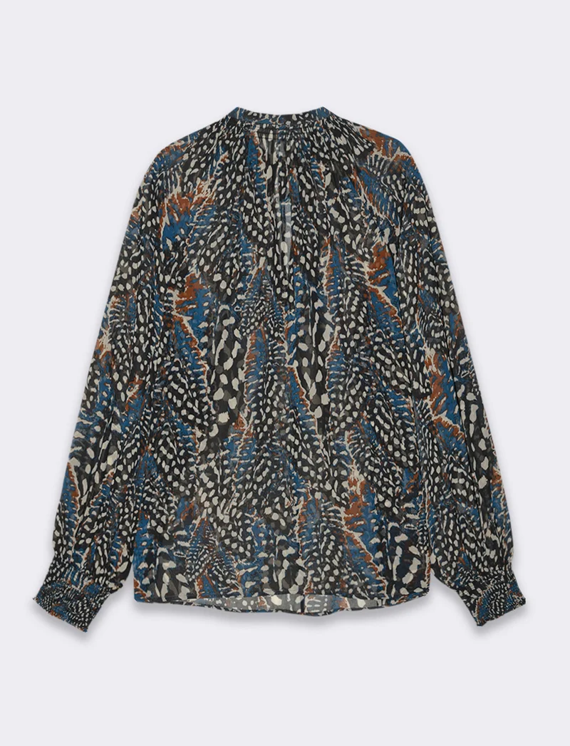 Casacca con collo alla coreana da donna - var 2