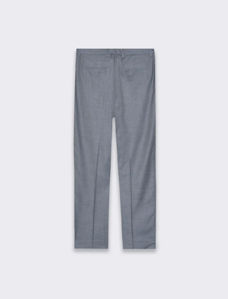 Pantaloni da completo formal fit da uomo - Blu