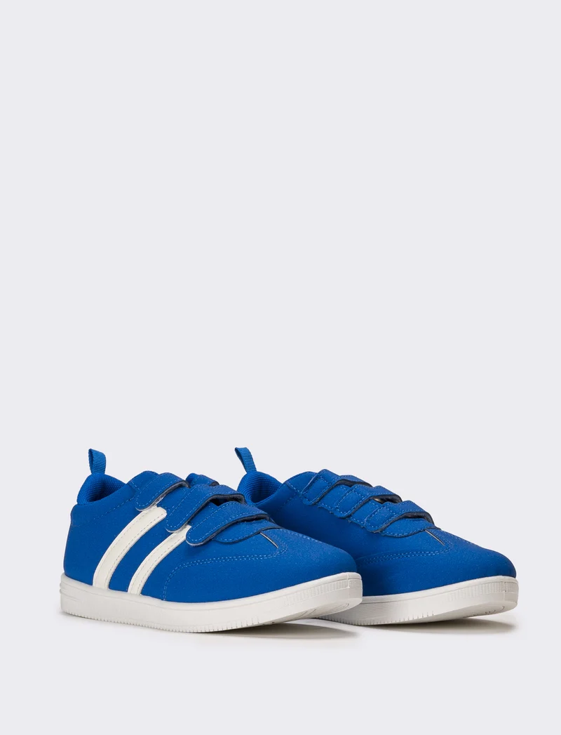 Sneakers da bambino in microfibra - Blu