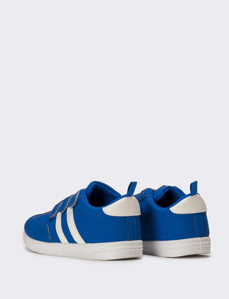 Sneakers da bambino in microfibra - Blu