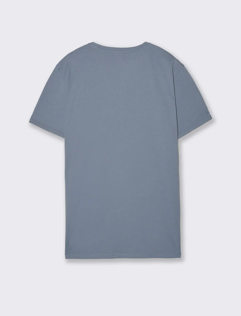 T-shirt basic con tasca da uomo - CARTA DA ZUCCHERO