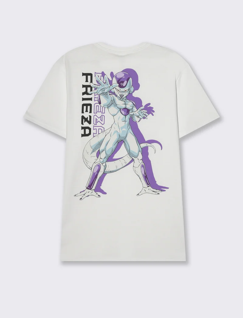 T-shirt stampa dragon ball da uomo - Bianco
