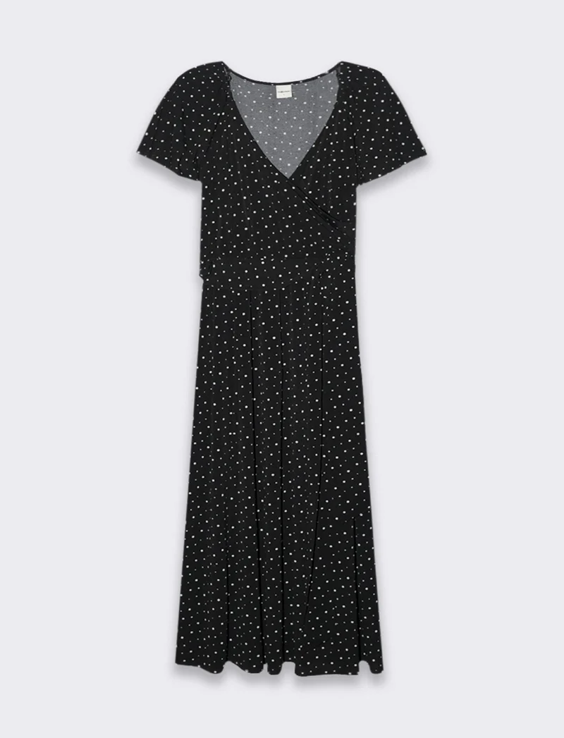 Vestito lungo stampato da donna - var 2