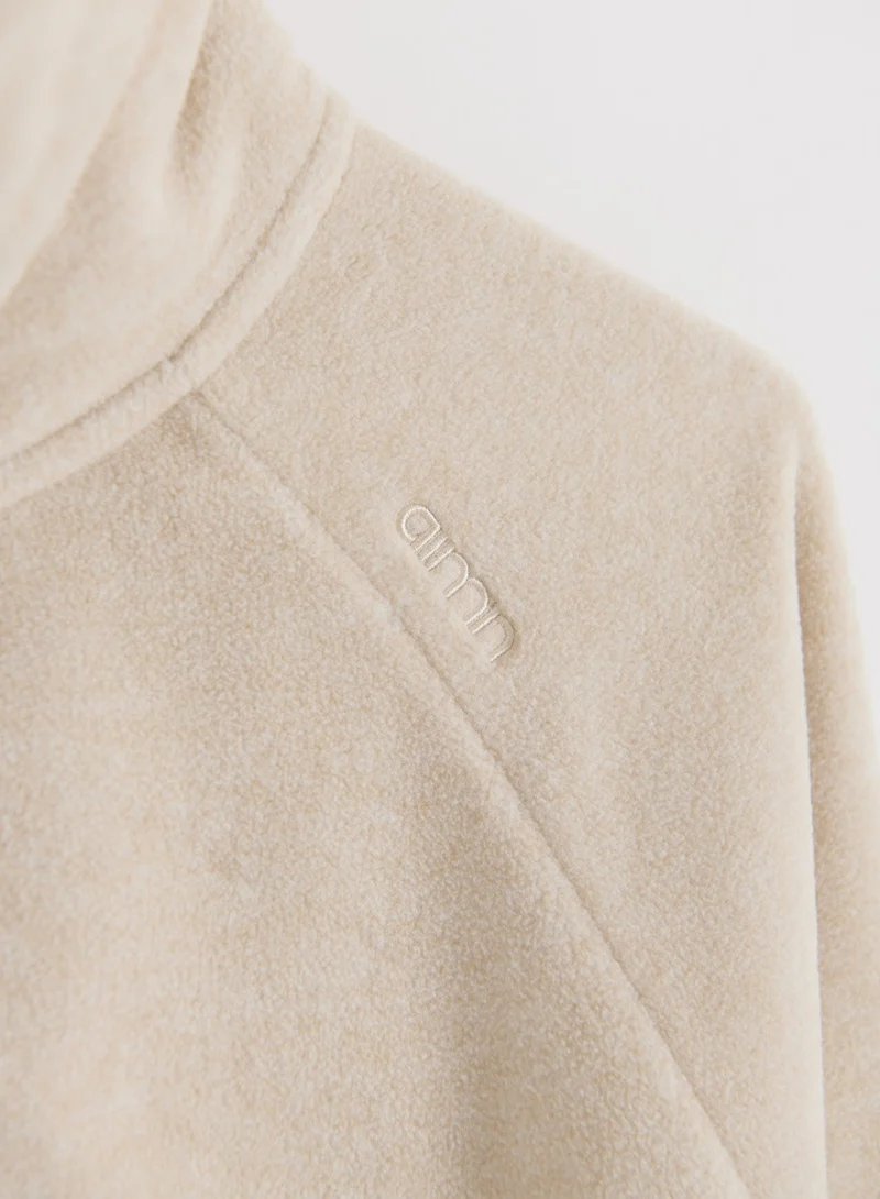 Sand Fleece Zip Jacket