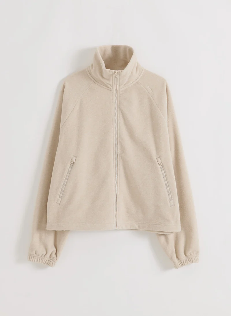 Sand Fleece Zip Jacket