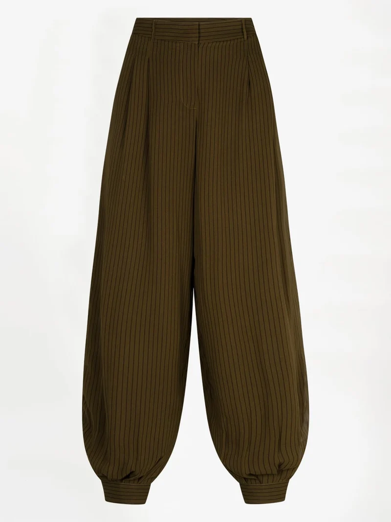 Gilbery Pinstripe Balloon Pants