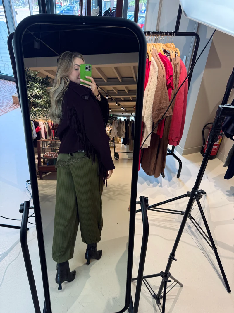 Gilbery Pinstripe Balloon Pants