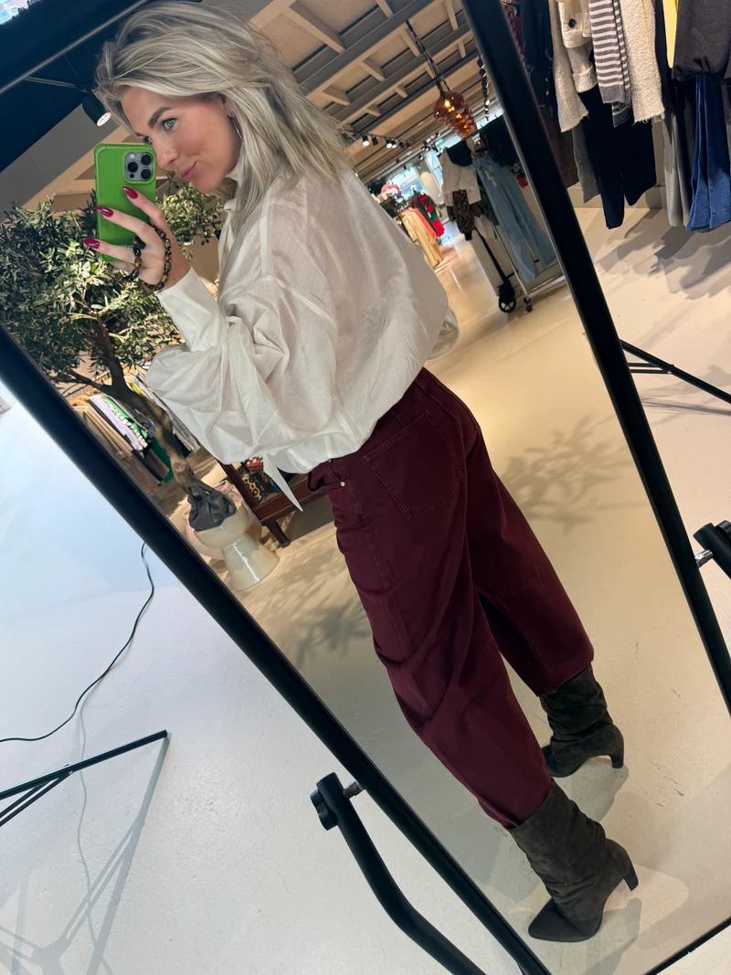 Kokos Colour Denim Barrel Leg
