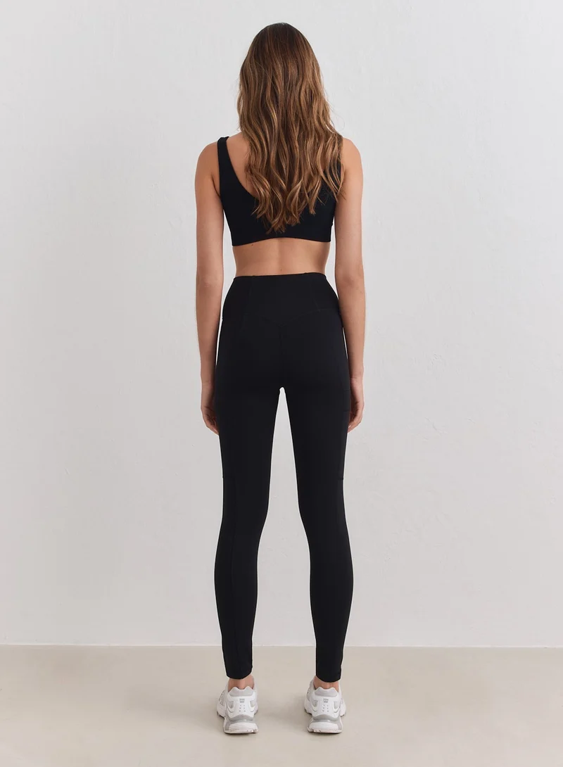 Black Warming Pocket Tights