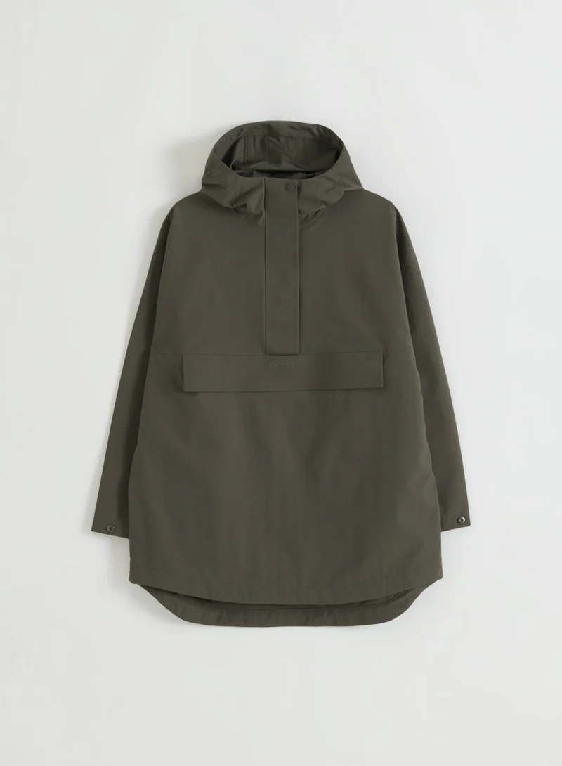 Dark Ivy Waterproof Oversized Anorak