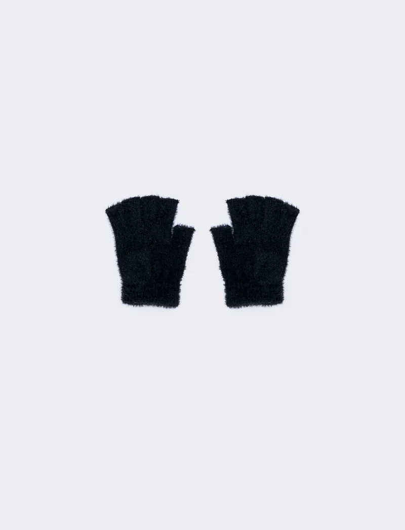 Guanti senza dito eleganti - Nero