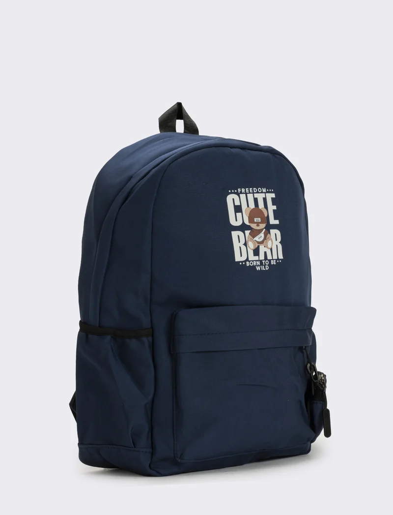 Zaino bambino portapenne - Blu