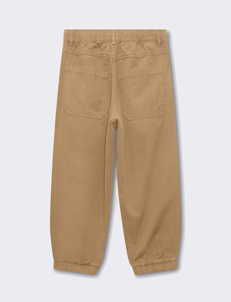 Pantalone a palloncino da donna - Beige fieno