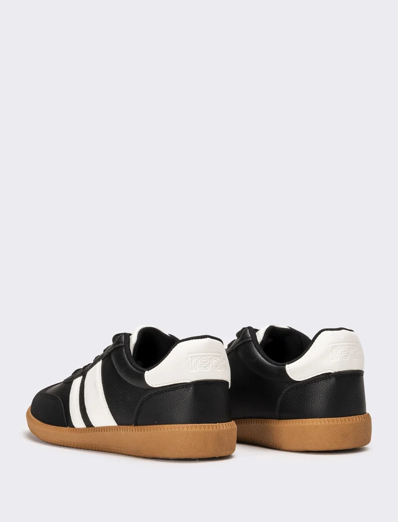 Sneakers con riporti da uomo - Nero