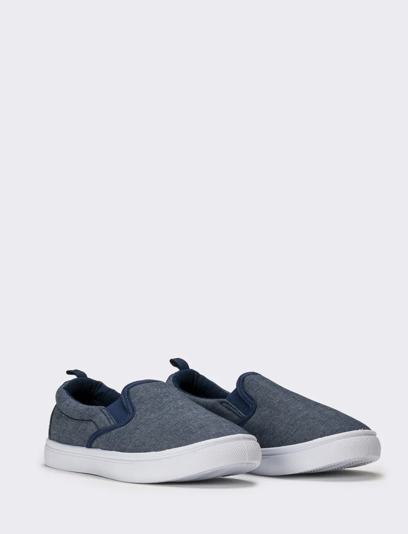 Slip-on in denim da bambino - Jeans