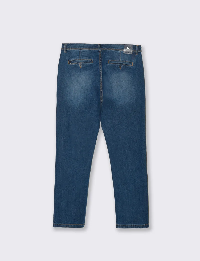 Jeans chino regular fit da uomo - Denim